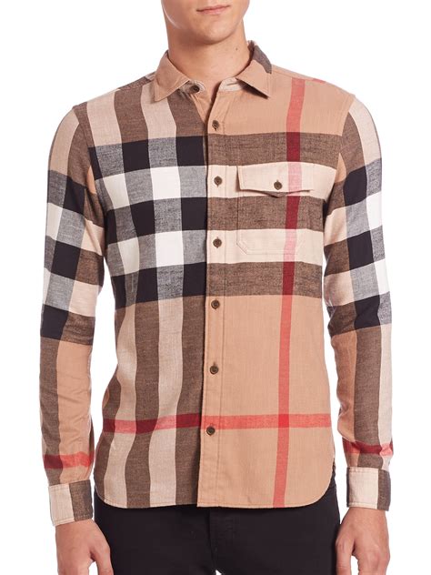 burberry shirts men's sale